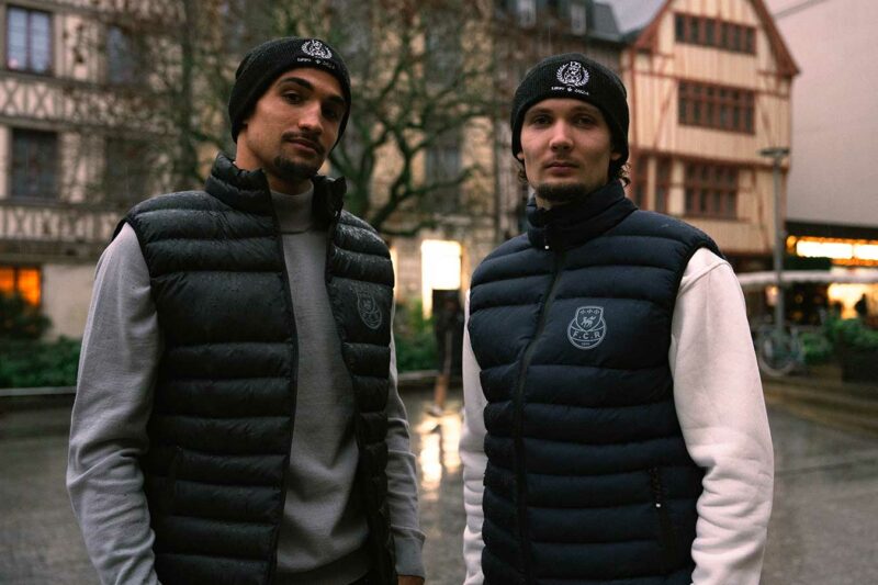 Blue Sleeveless Down Jacket - Image 4